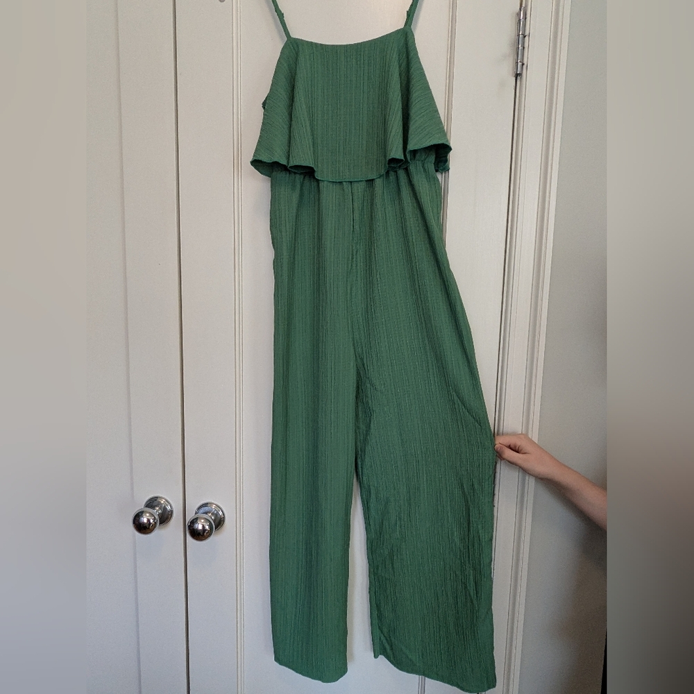 NWT Green Full leg Romper Sz 4